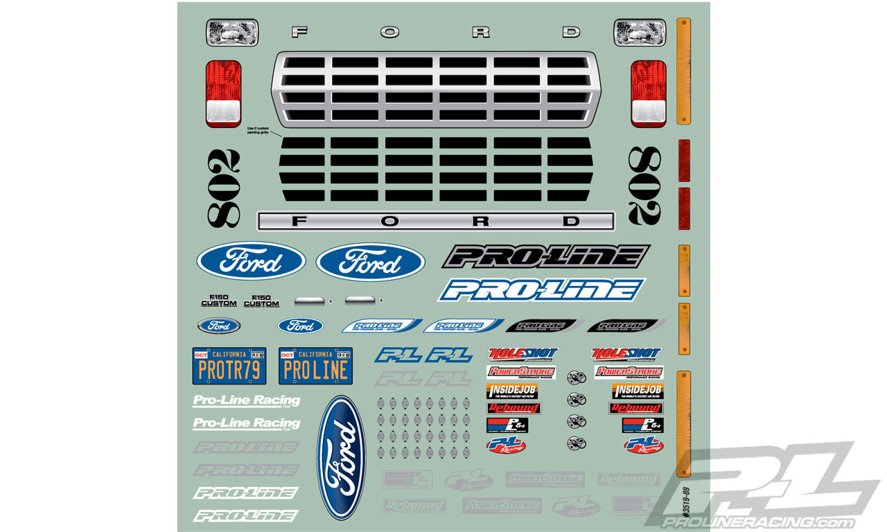 Proline Carrosserie Ford F-150 1979 Transparente Desert Truck 3519-00