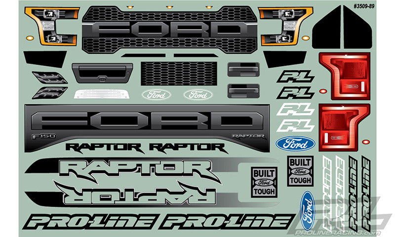 Proline Carrosserie Ford F-150 Raptor Non Peinte 3516-00