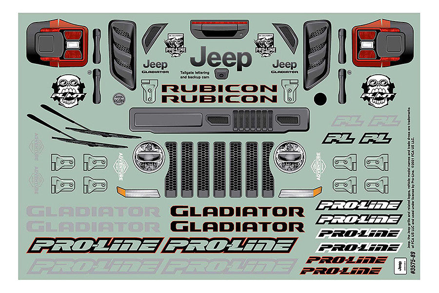 Proline Carrosserie Jeep Gladiator Rubicon Stampede 3575-00