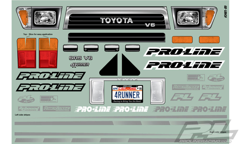 Proline Carrosserie Toyota 4Runner 1991 3481-00