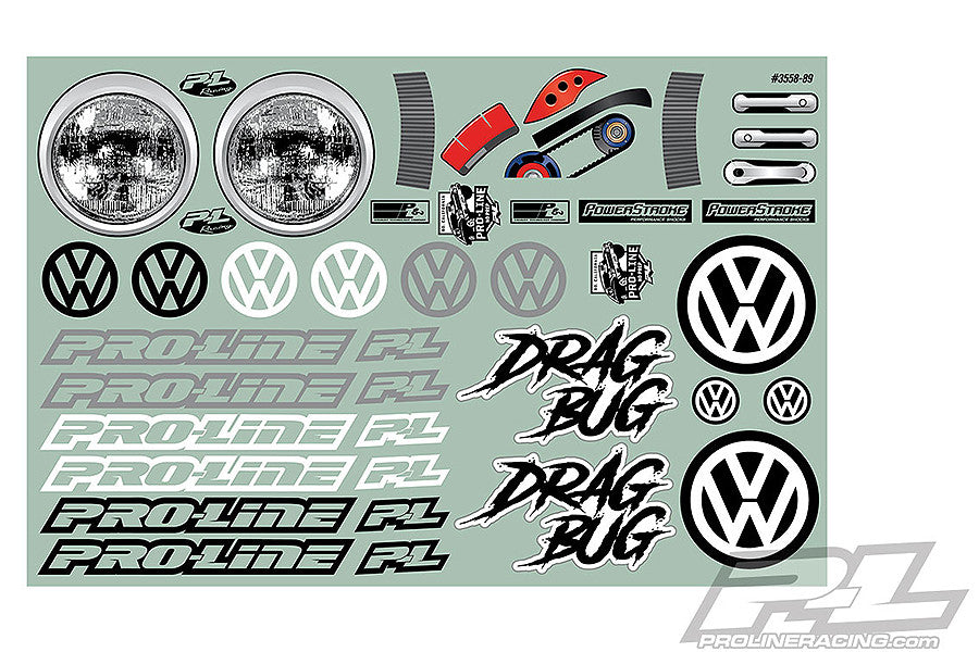 Proline Carrosserie Volkswagen Coccinelle Drag 3558-00