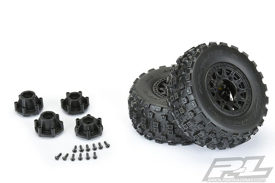 Proline Pneus Badlands MX SC 2.2/3.0 M2 + Jantes Raid 6X30 (x2) 10156-10