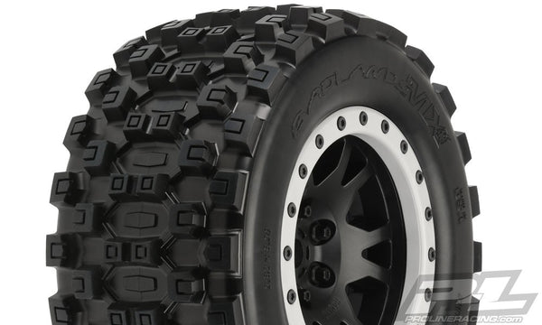 Proline Pneus Badlands MX43 X-Maxx + Jantes Pro-Loc (x2) 10131-13