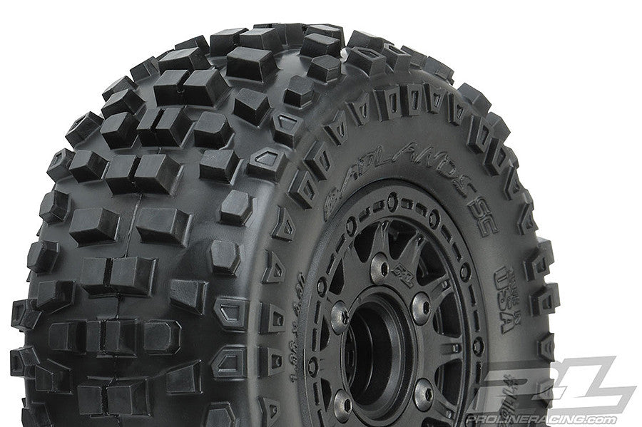 Proline Pneus Badlands MX SC 2.2/3.0 + Jantes Raid 6X30 (x2) PL1182-10