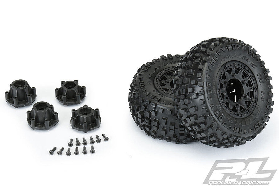 Proline Pneus Badlands MX SC 2.2/3.0 + Jantes Raid 6X30 (x2) PL1182-10