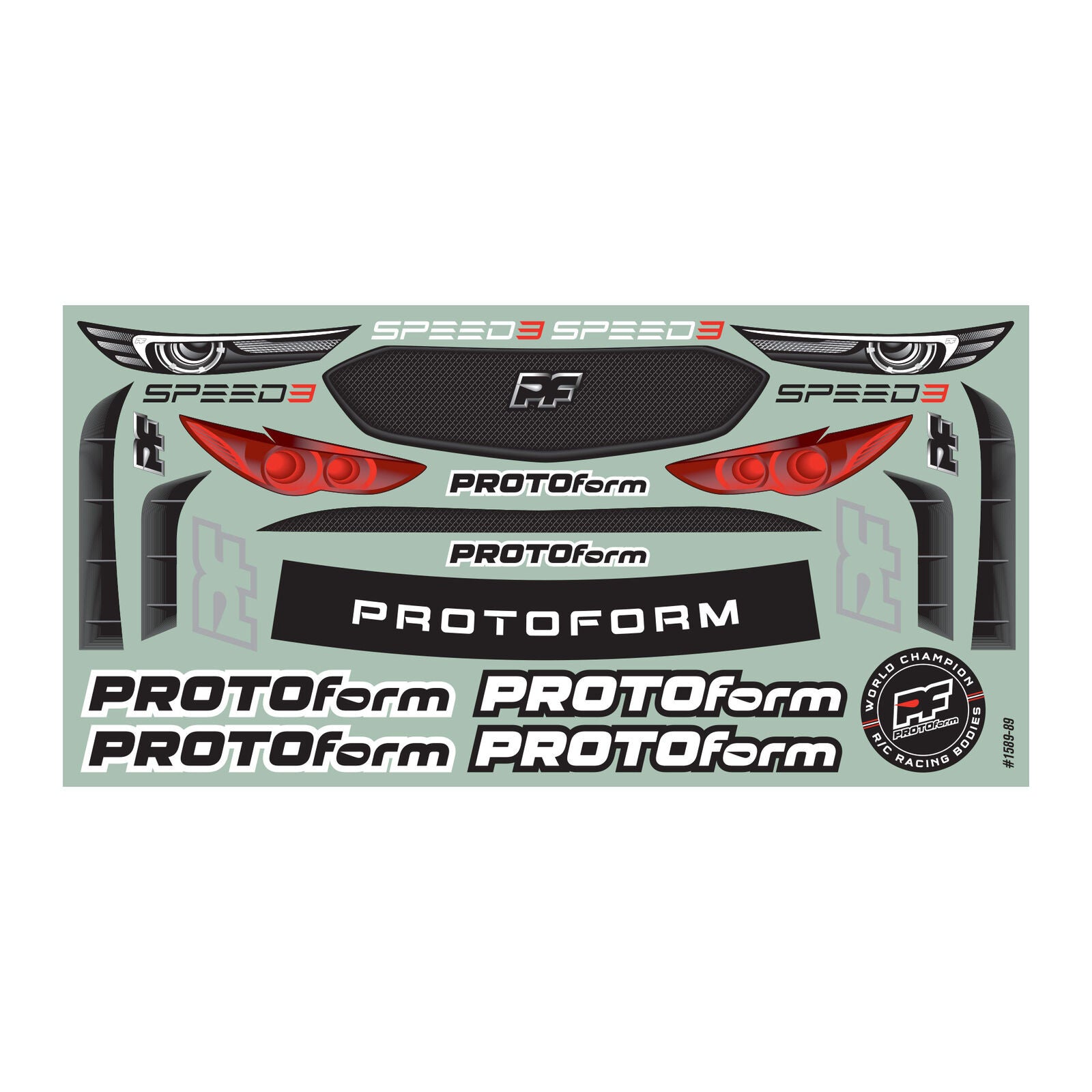 ProtoForm Carrosserie Speed3 FWD 190mm PRM158925