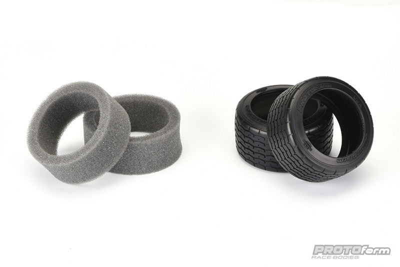 PROTOform Pneus + jantes Noir Piste type VTA arrière 31mm (x2) 10139-18