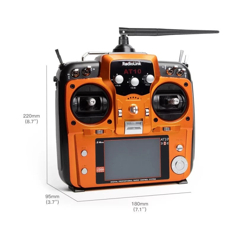 Radiolink Radio AT10II  2.4Ghz 12 voies + R12DS/PRM-01 RDL-AR10II-SET