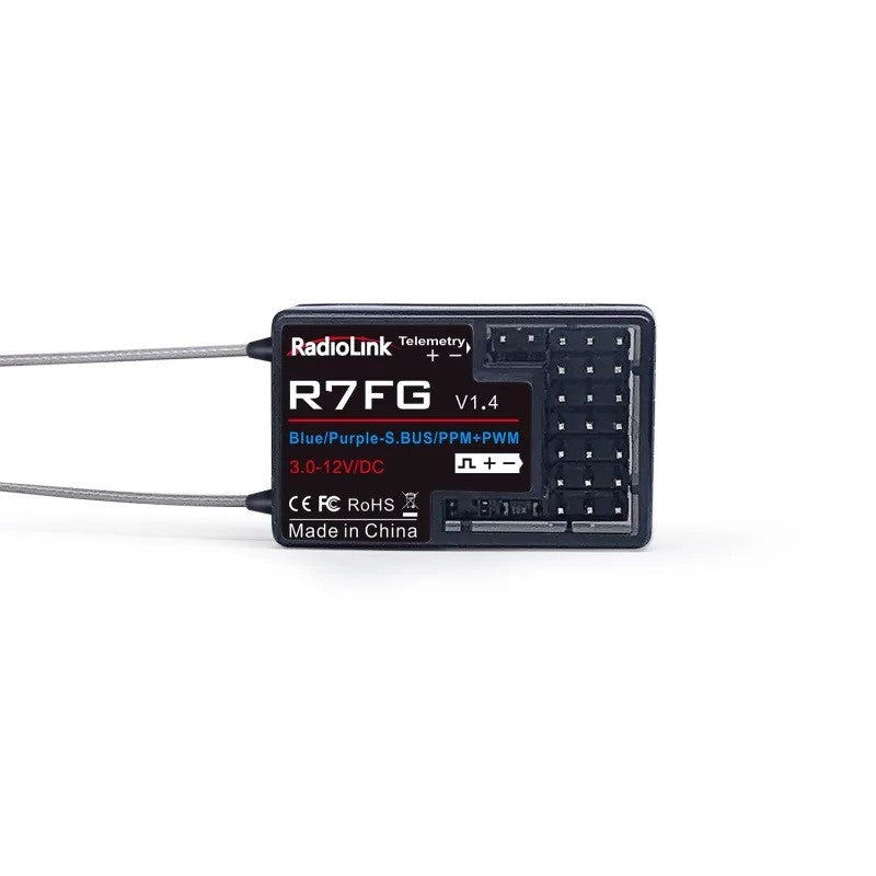 Radiolink Récepteur 7 voies V1.4 avec Télémétrie Intégrée RDL-0-R7FG