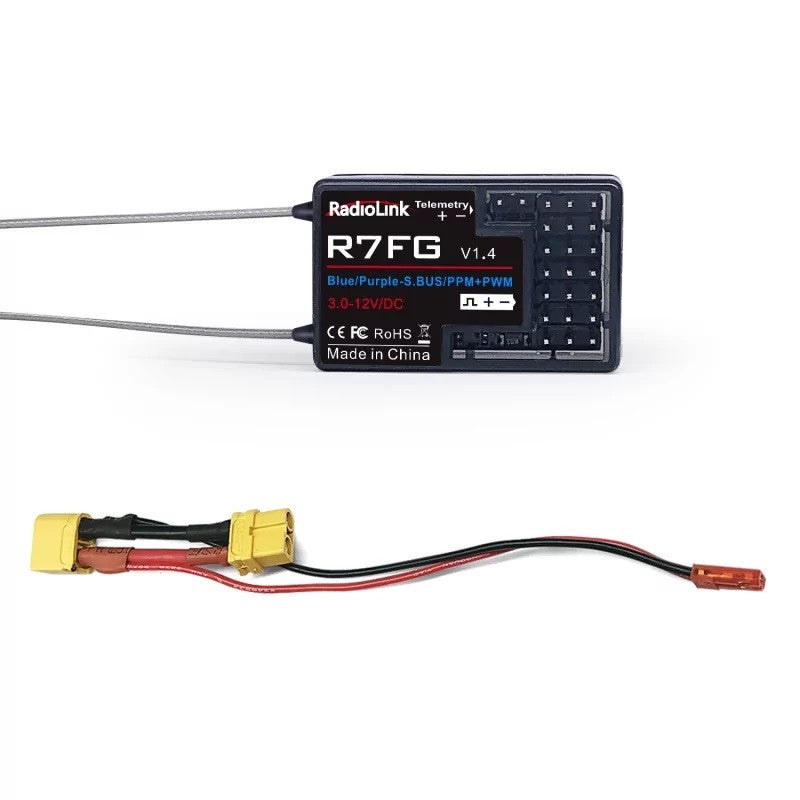 Radiolink Récepteur 7 voies V1.4 avec Télémétrie Intégrée RDL-0-R7FG