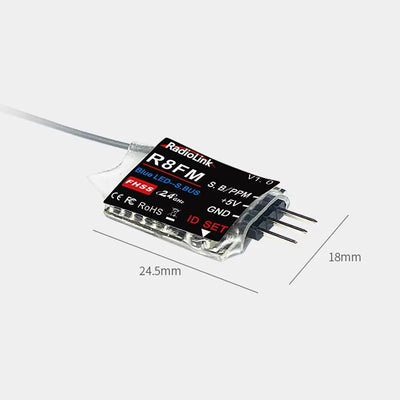 Radiolink Récepteur 8 voies Signal SBUS/PPM RDL-0-R8FM