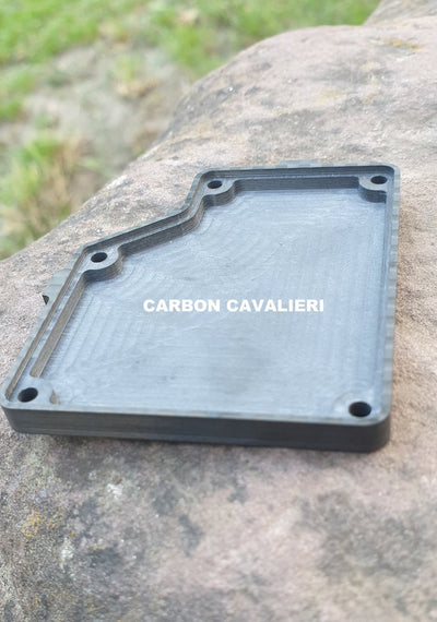 RC CARBON CAVALIERI Capot Boitier Radio Carbone Team Associated RC8B3.1 2610