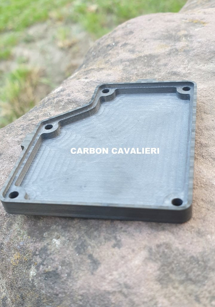 RC CARBON CAVALIERI Capot Boitier Radio Carbone Team Associated RC8B3.1 2610