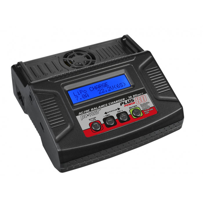 RC PLUS Chargeur Plus Power 80 Duo AC/DC RC-CHA-212