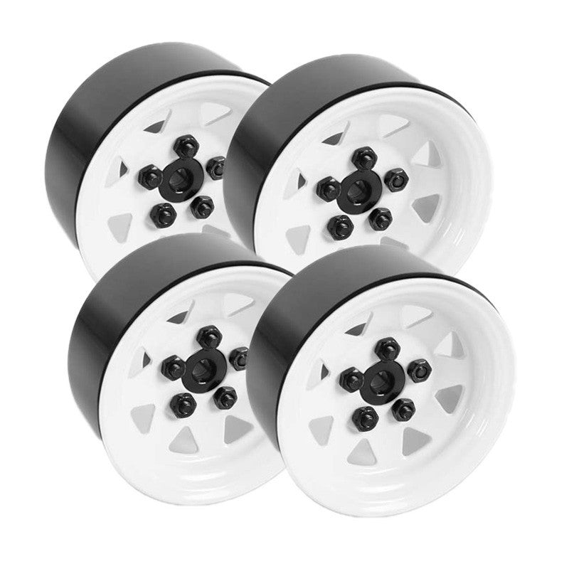 RC4WD Rims 1.9 Beadlock Lug Wagon White (x4) Z-W0127