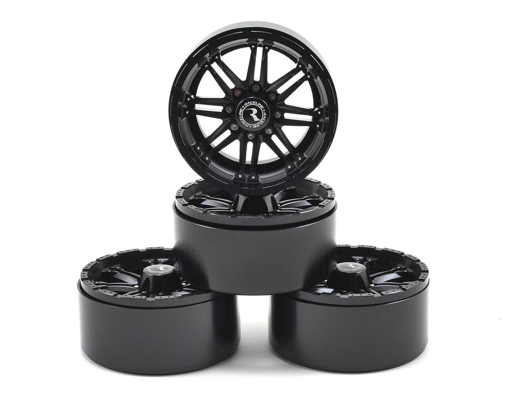 RC4WD Rims 2.2 Beadlock Raceline Octane Black (x4) Z-W0184