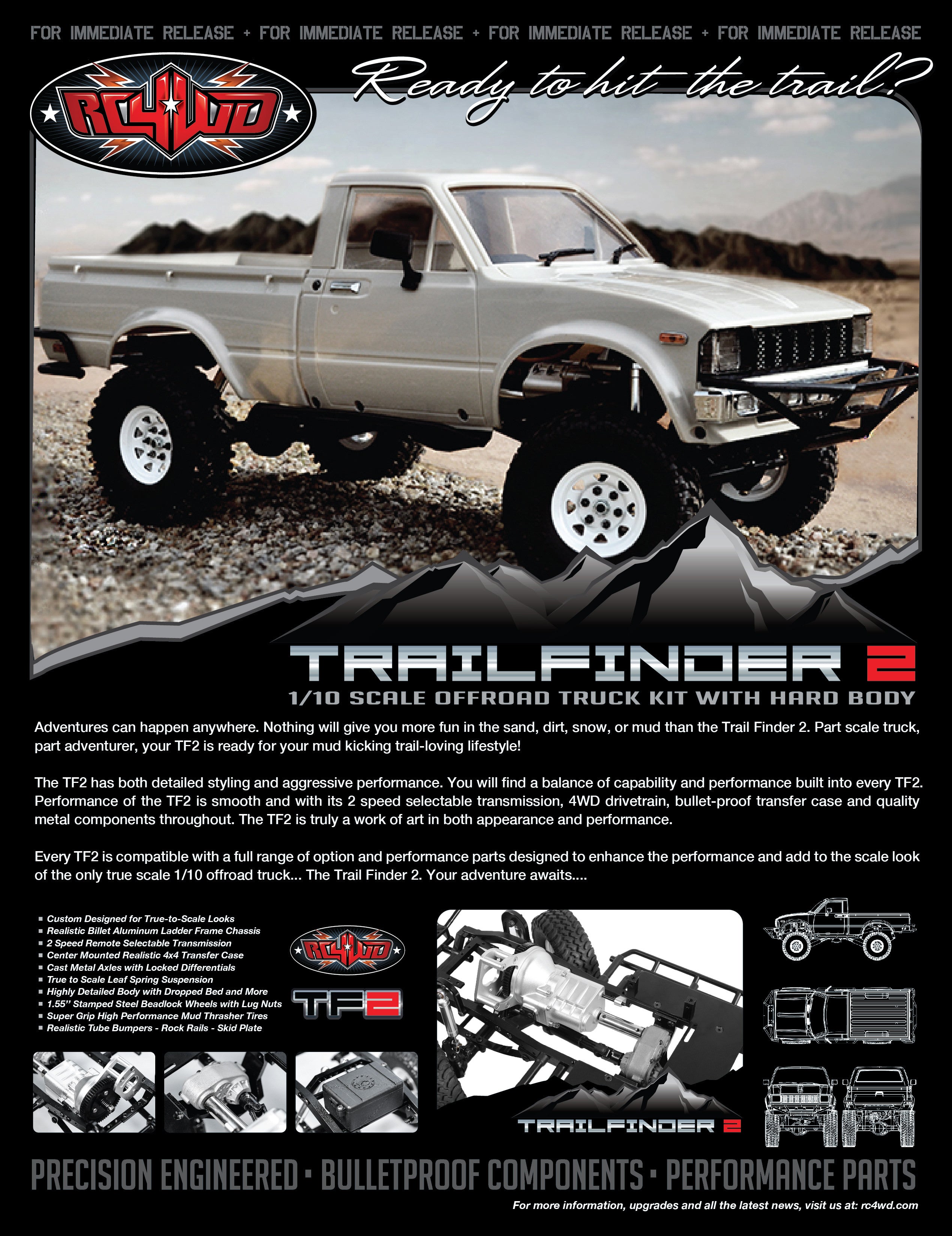 RC4WD Scale Trail Finder 2 Mojave 2 KIT Z-K0049