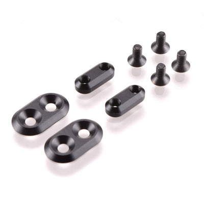 Revolution Design Kit di fissaggio alettone in alluminio 1/10 RDRP0267-BLK