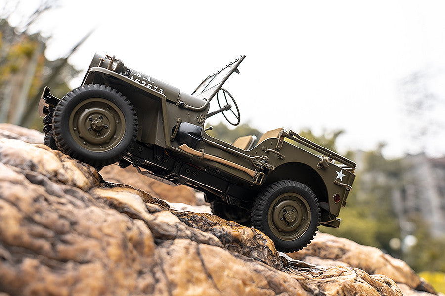 Roc Hobby Willys MB Scaler 1941 ARTR 4WD 1/12 RTR ROC11201RTR