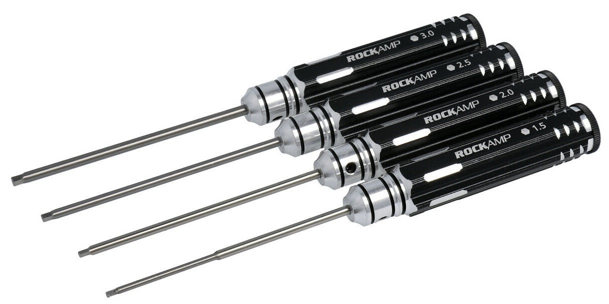 Rockamp Set de 4 Tournevis Métrique RA50300