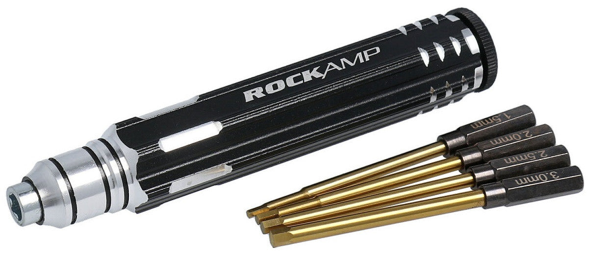 Rockamp Tournevis 4 en 1 Métrique HSS Titane RA50322