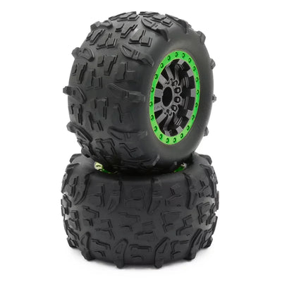 Funtek Roues complètes Vert (x2) STX Sport FTK-21061