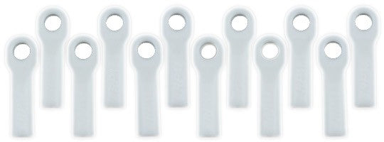 RPM - Embout de biellette long - Blanc - 80511