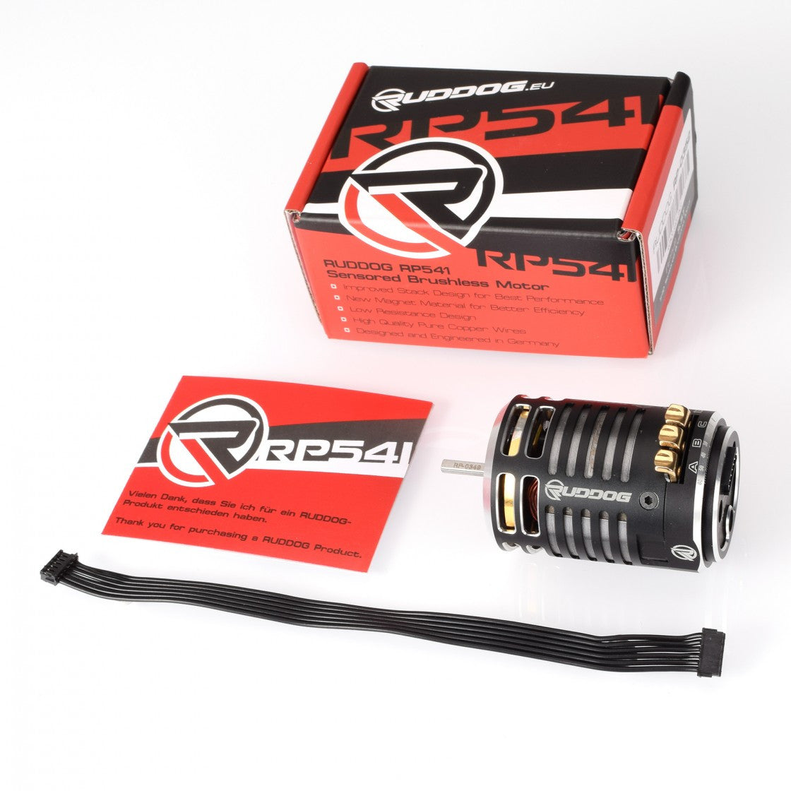 Ruddog Moteur RP541 Stock Brushless Sensored