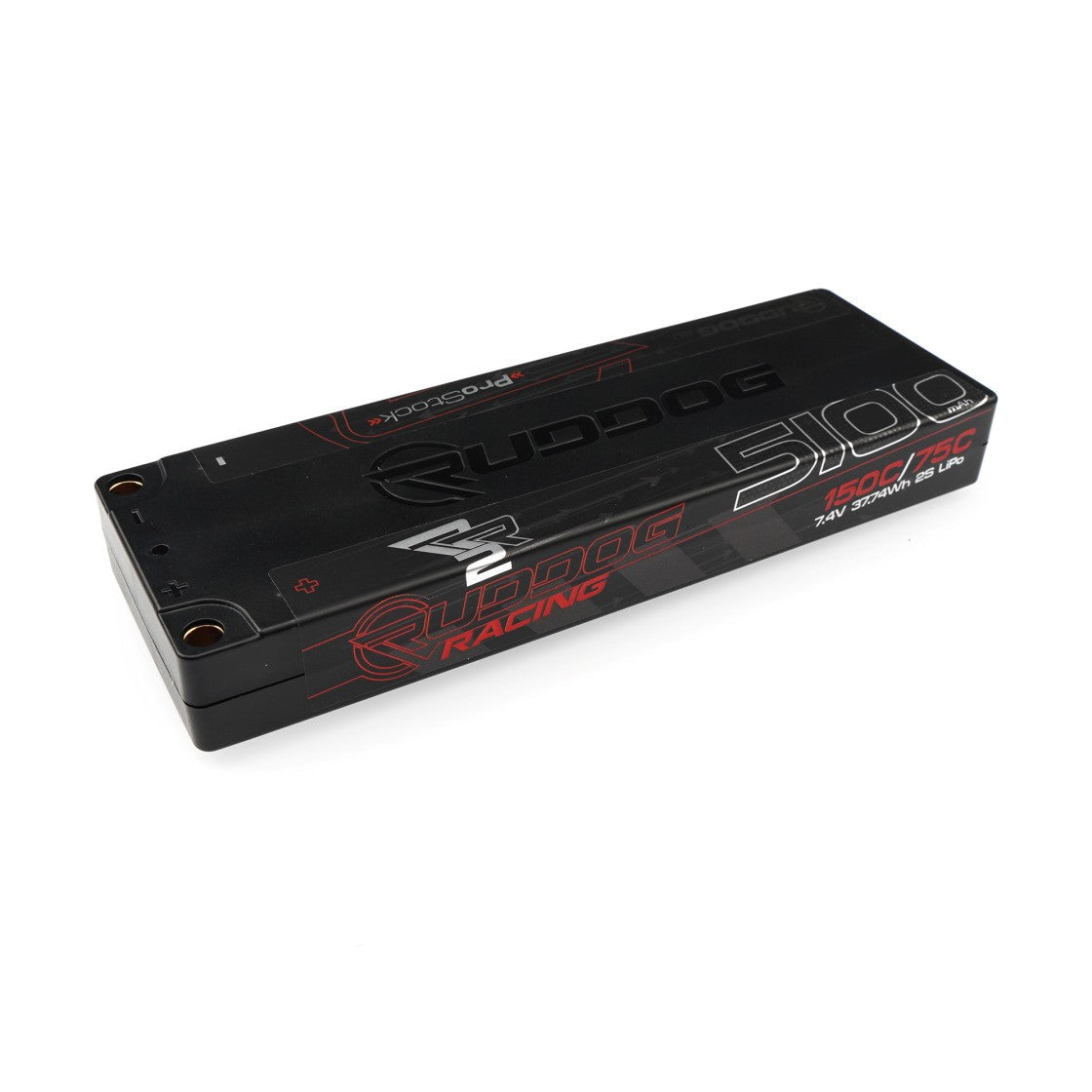 Ruddog Racing RR2 2S 5100mAh 7.6V HV 150C ULCG RP-0857 LiPo Battery