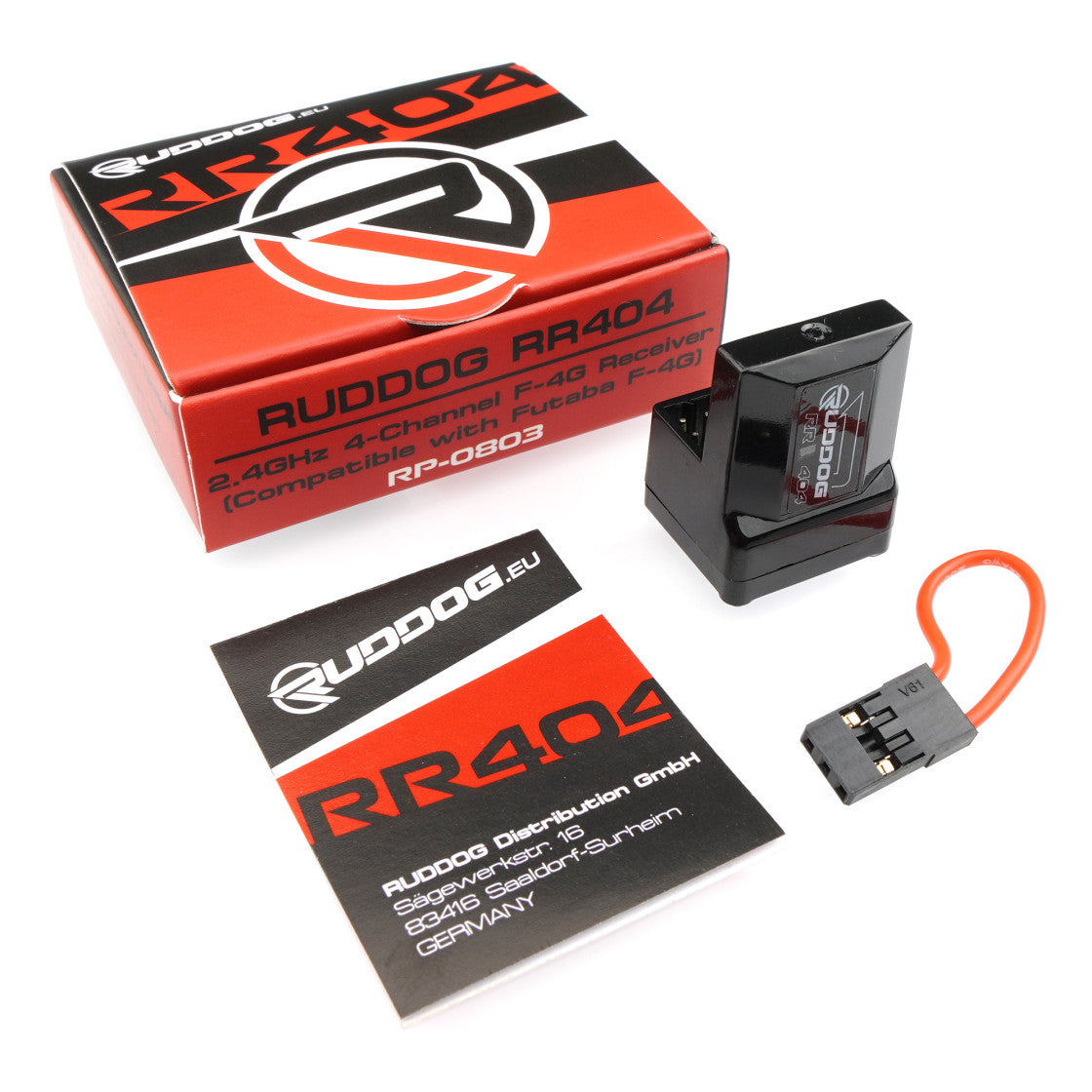 Receptor Ruddog RR404 Futaba F-4G 4 canales RP-0803