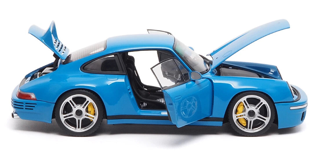 MiniChamps Almost Real Porsche 911 RUF SCR Maxico Bleu 1/18 ALM880202