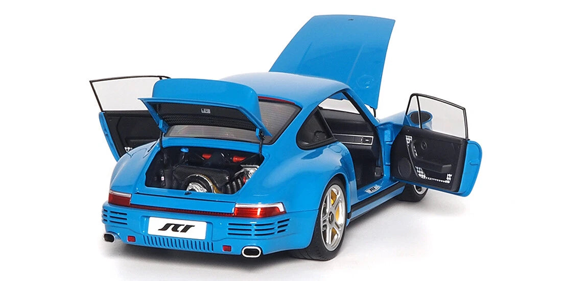 MiniChamps Almost Real Porsche 911 RUF SCR Maxico Bleu 1/18 ALM880202