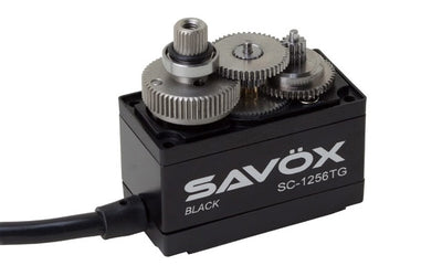 Savox Servo SC-1256TG "Black Edition" 20kg 0.15s Pignons Titane