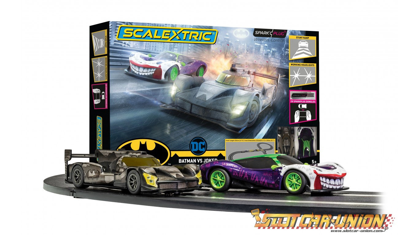 Scalextric Circuit Spark Plug Batman VS Joker C1415P