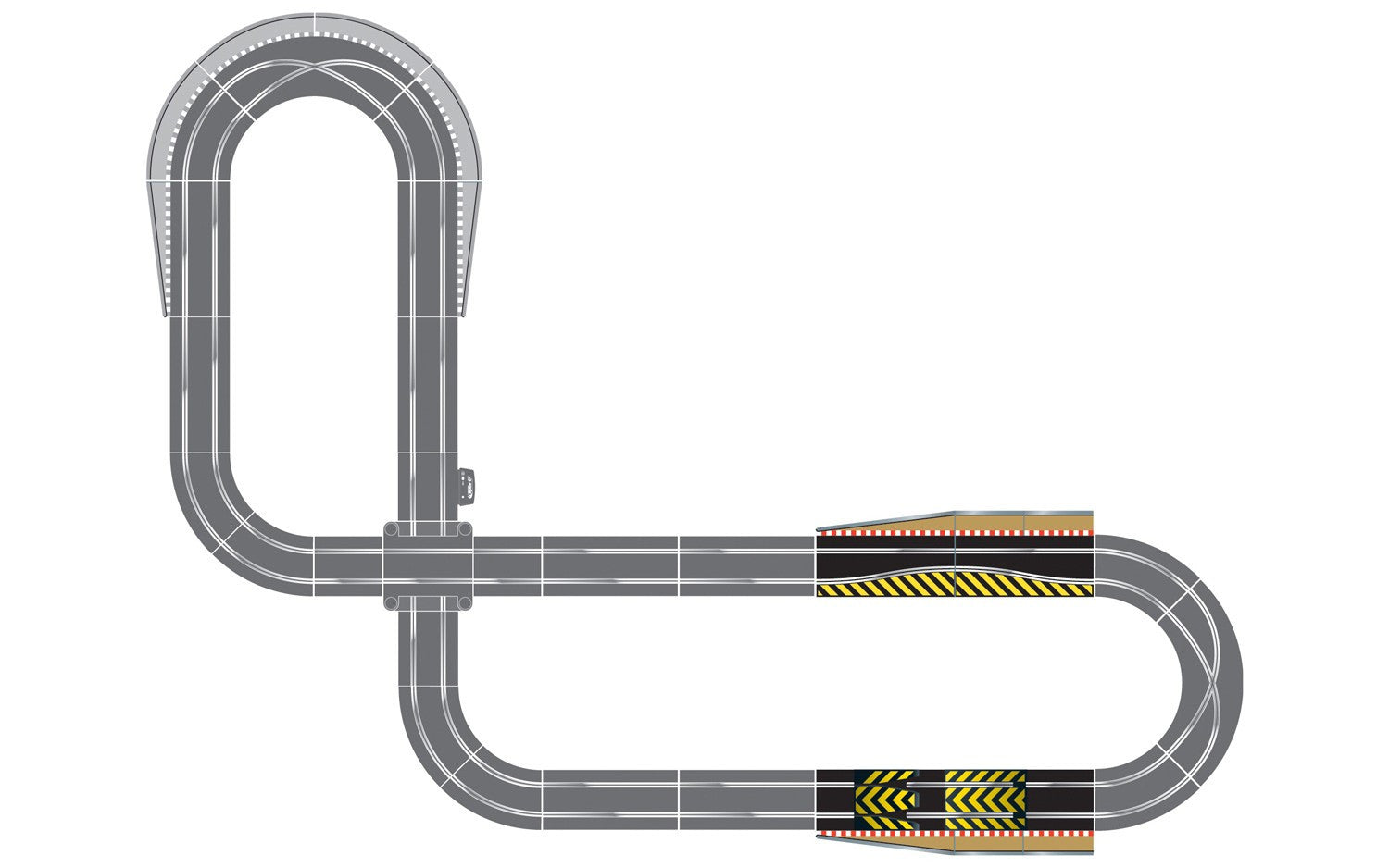 Scalextric Pack Extension 2 Tremplin + Voie Rétrécie C8511