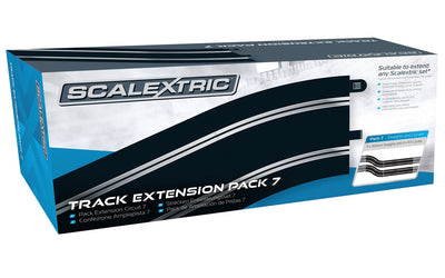 Scalextric Pack Extension 7 Courbes 22.5° + Ligne Droite (x4) C8556