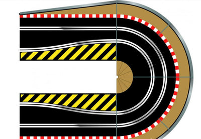 Scalextric Virage en épingle Circuit Standard C8195