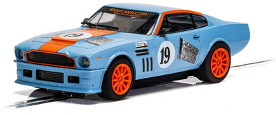 Scalextric Voiture Aston Martin V8 Gulf Rikki Cann Racing Standard C4209