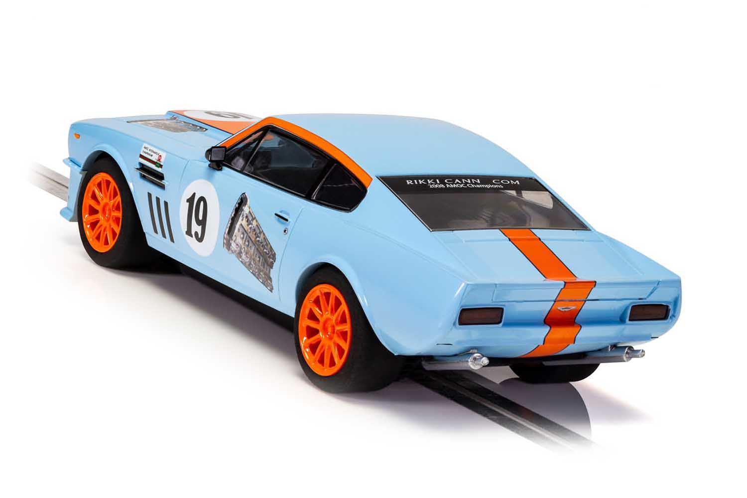 Scalextric Voiture Aston Martin V8 Gulf Rikki Cann Racing Standard C4209