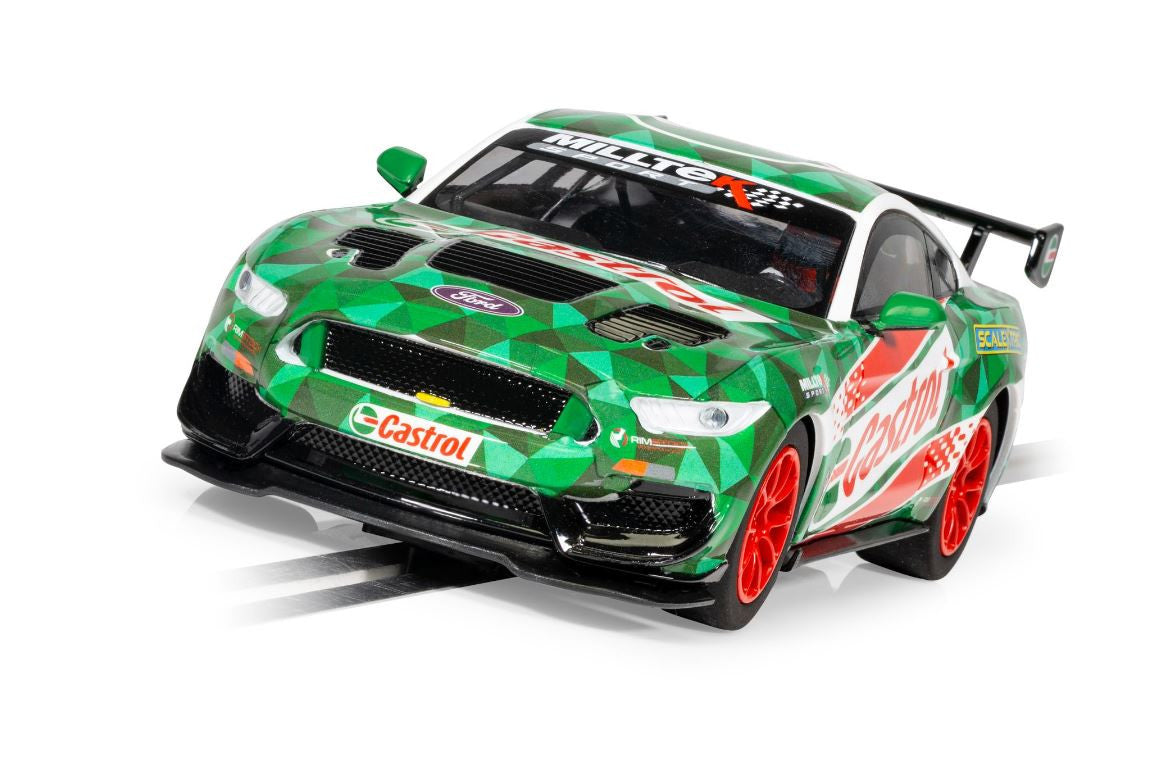 Scalextric Voiture Ford Mustang GT4 Castrol Drift Car Edition Standard C4327