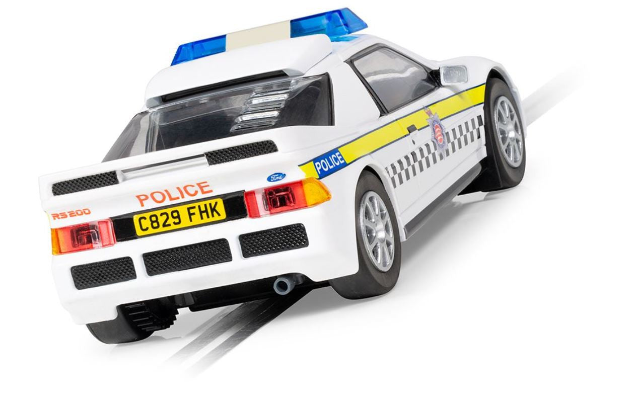 Scalextric Voiture Ford RS200 Police Edition Standard C4341