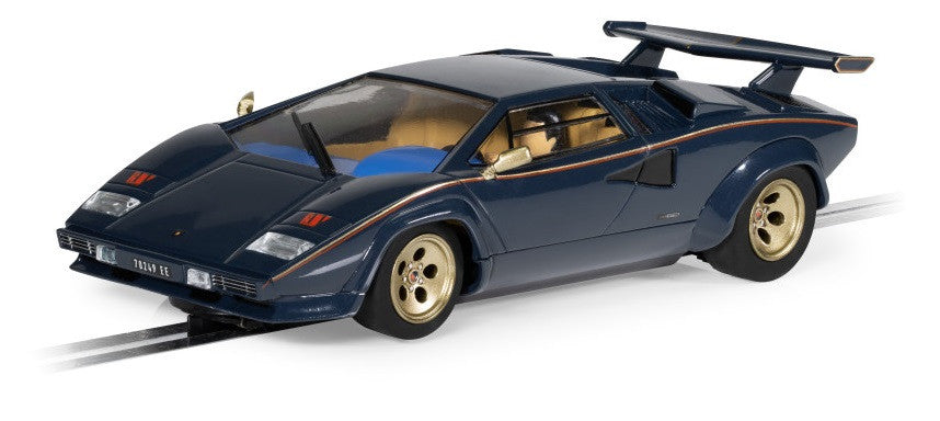 Scalextric Voiture Lamborghini Countach Bleu C4411