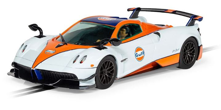 Scalextric Voiture Pagani Huayra BC Roadster Gulf Edition C4335