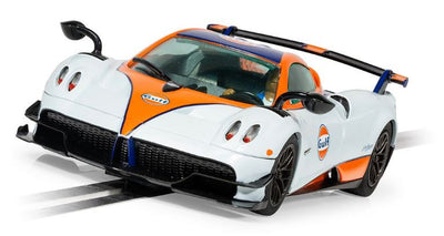 Scalextric Voiture Pagani Huayra BC Roadster Gulf Edition Standard C4335