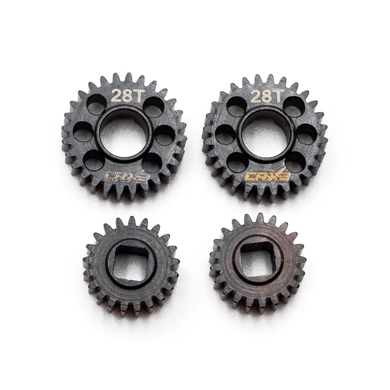Hobbytech Set pignons Overdrive pour pont portique CRX3 (21/28T) CRX3-OP003