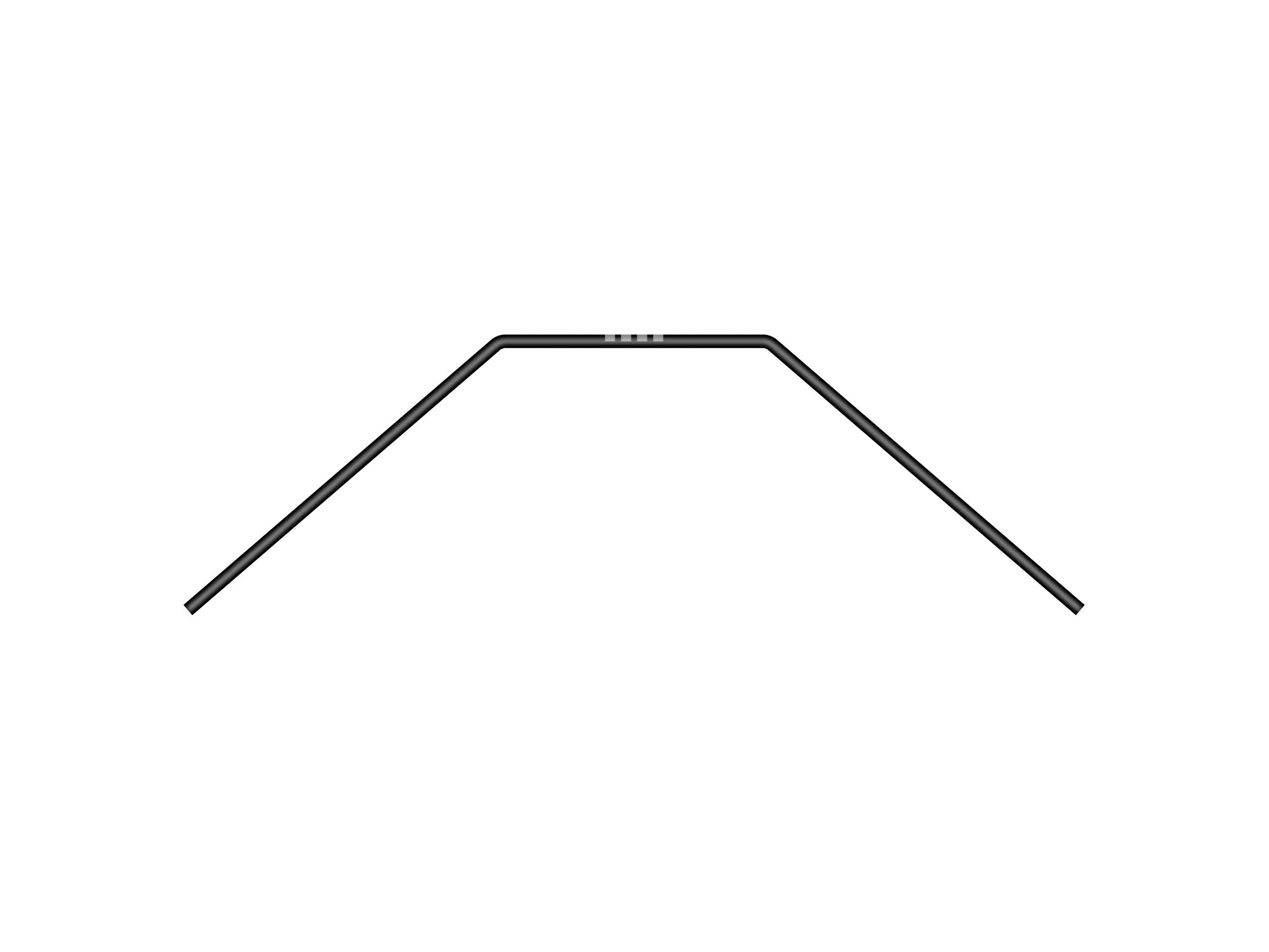 Xray Korte stabilisatorstang achter 1,4 mm XB2 2024 323494