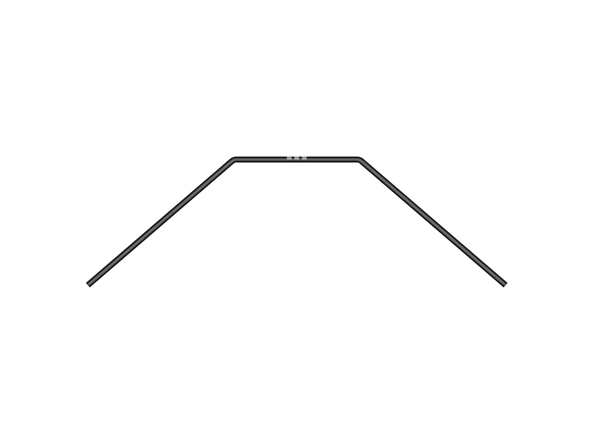 Xray Short rear anti-roll bar 1.3mm XB2 2024 323493