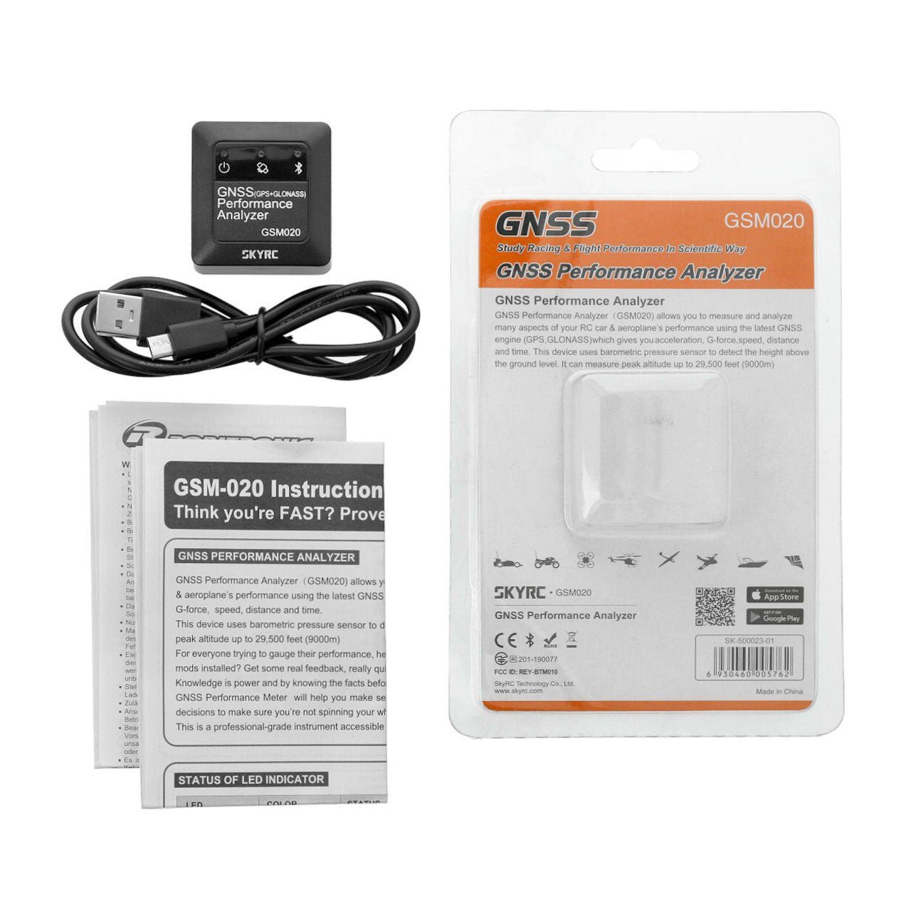 SkyRC Capteur de vitesse GPS/GLONASS SKY500024-01