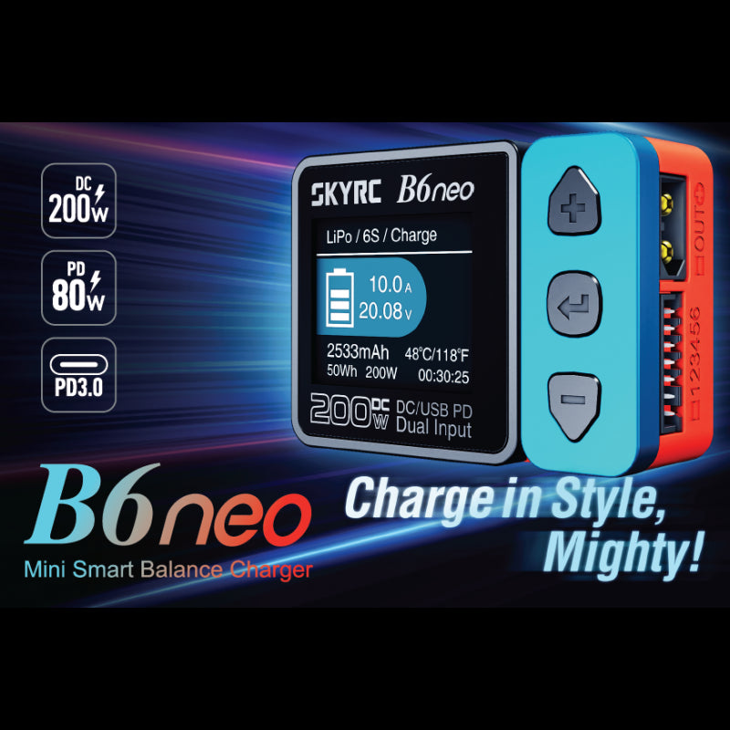 SkyRC Chargeur B6 Neo DC 200W SKY100198