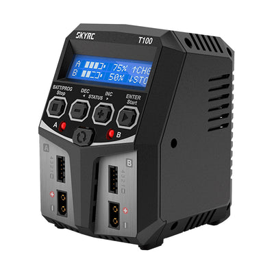 SkyRc Chargeur T100 Duo 2x50W AC/DC SK100162